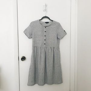 Roolee striped knee length dress